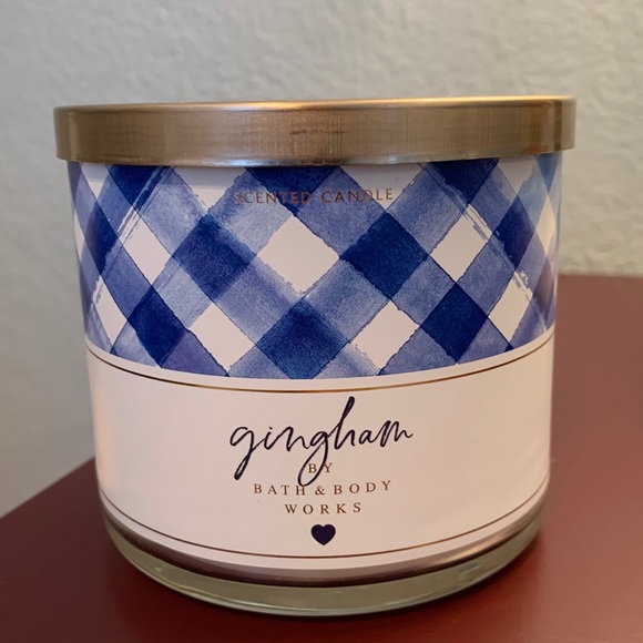 Bath & Body Works Other - Bath & Body Works Gingham Scented Candle
